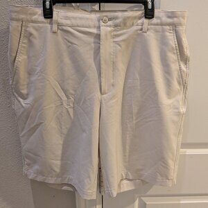 Footjoy Golf Shorts Mens Size 38 Brown Performance Flat Front Lightweight Active